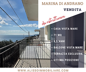 Casa vista mare in Marina di Andrano: luce, spazio e orizzonti