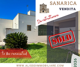 Casa indipendente con giardino e garage in una splendida posizione a Sanarica