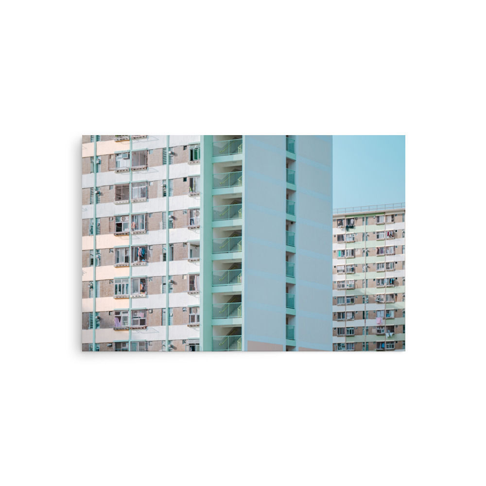 Framable Poster - Hong Kong, Sha Kok Estate 2