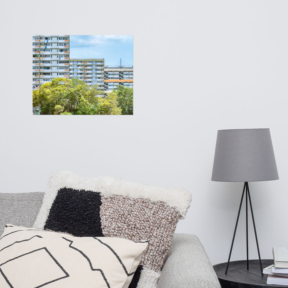 Thumbnail: Framable Poster - Hong Kong, Cho Yiu Estate