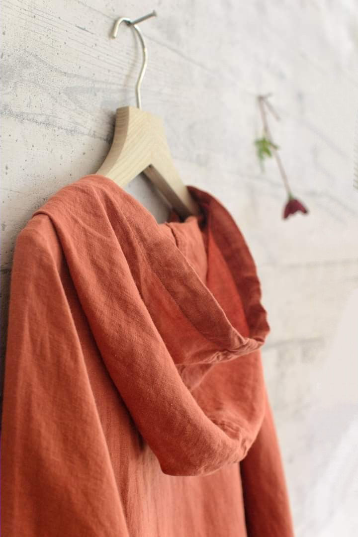 Thumbnail: LENNON LINEN HOODIE SHIRT