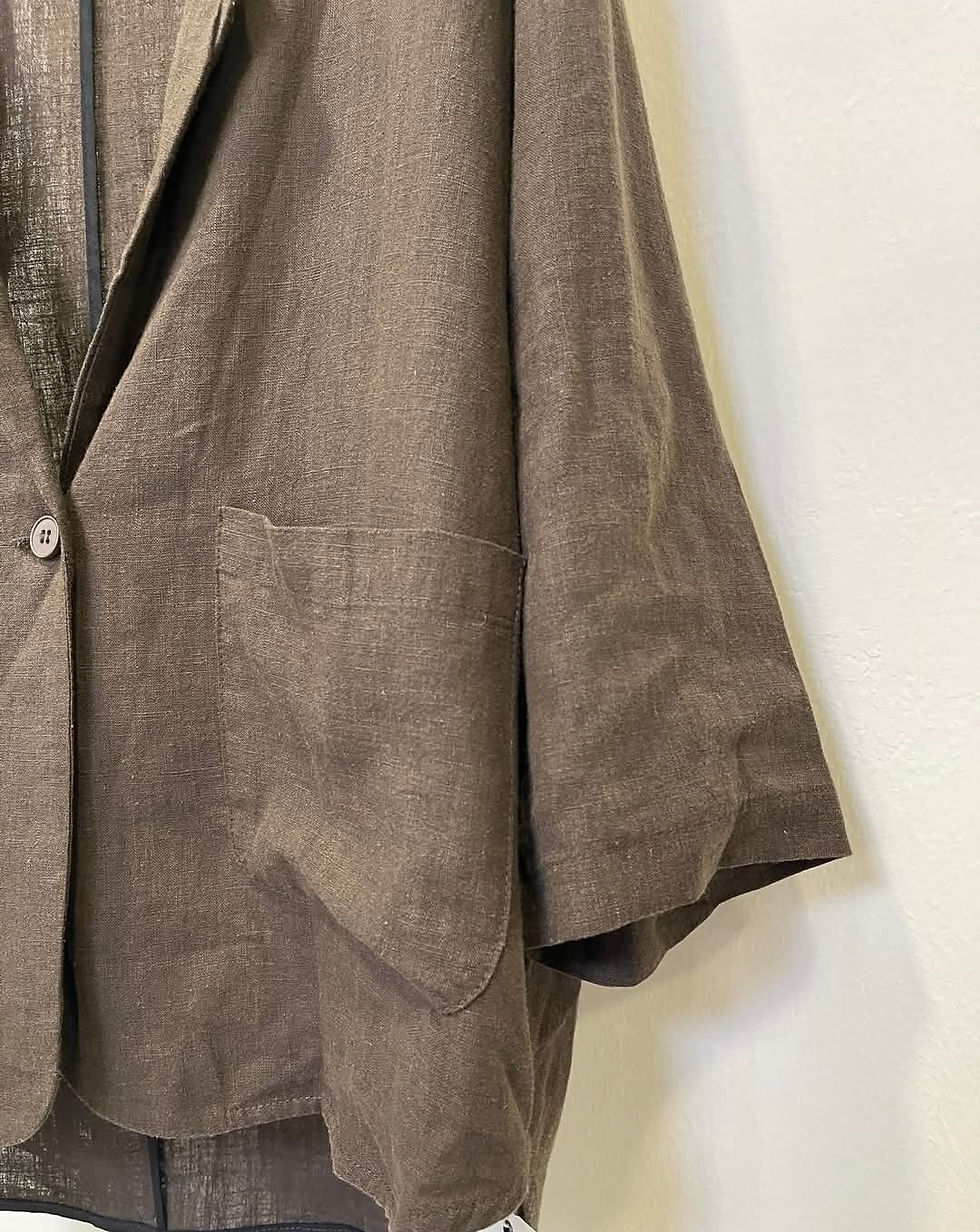 Thumbnail: DEBORA LINEN BLAZER 
