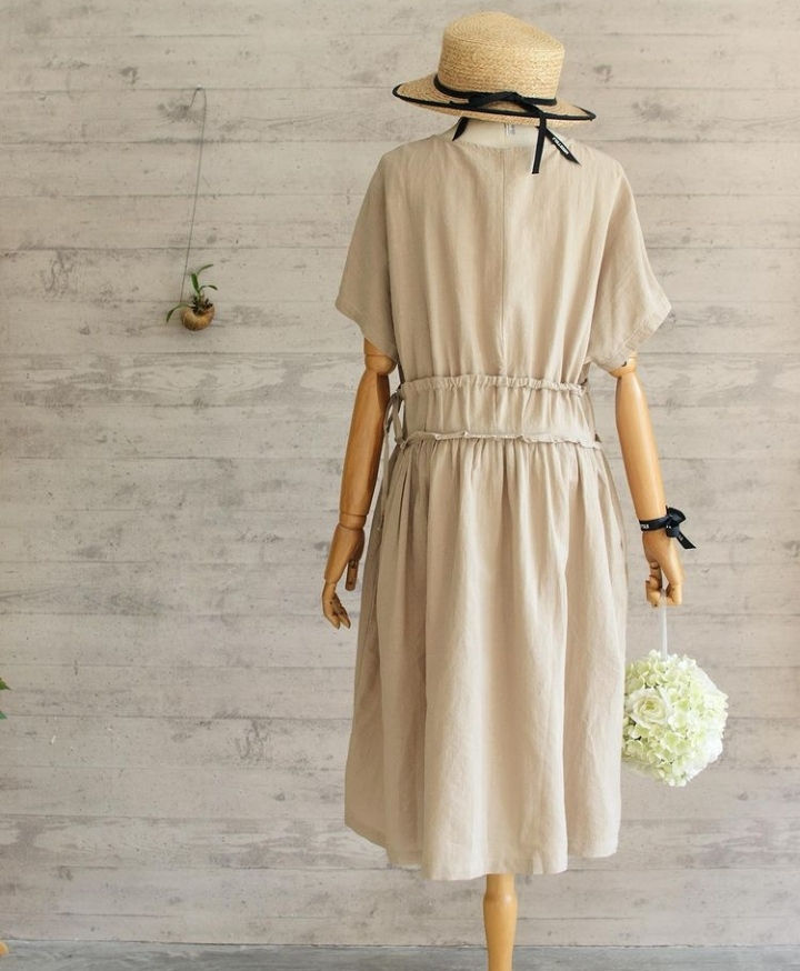 Thumbnail: CARA LINEN DRESS