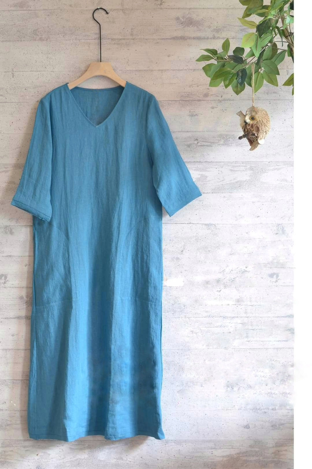 LAURA LINEN DRESS