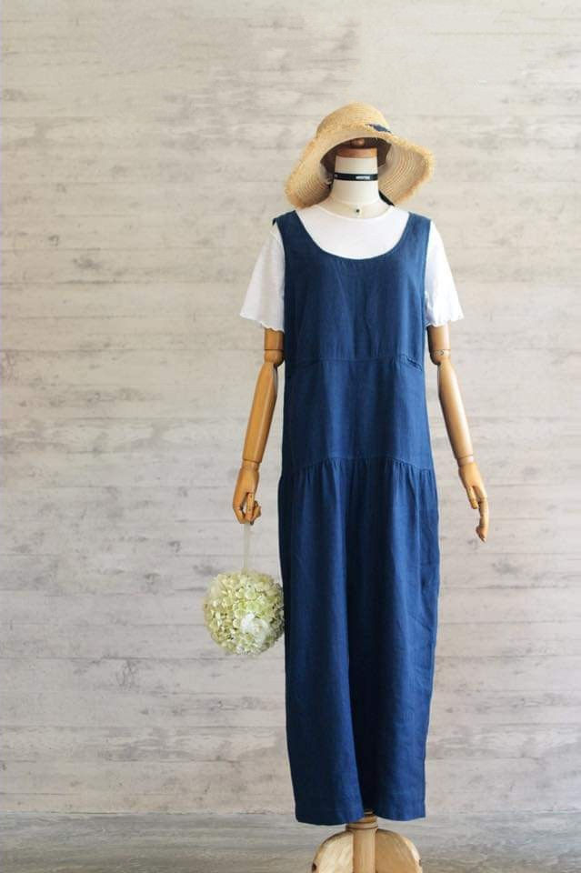 Thumbnail: KENZIE LINEN JUMPSUIT
