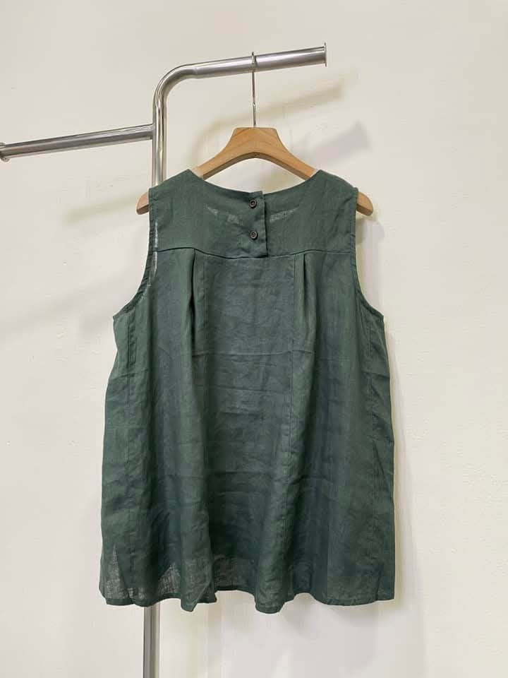 Thumbnail: ROCHELLE LINEN TOP 