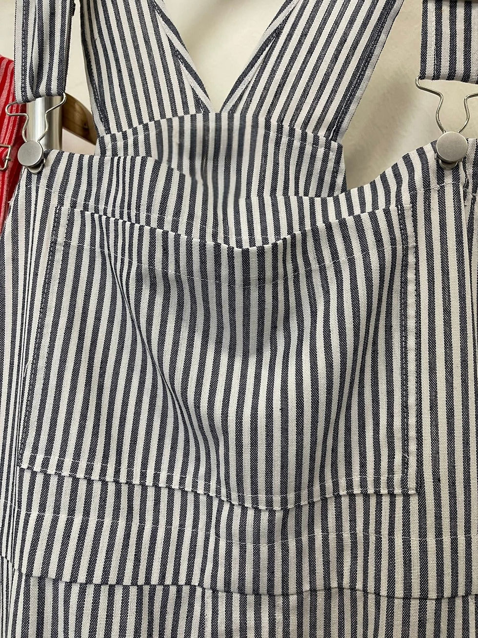 Thumbnail: NOURIA LINEN DUNGAREE