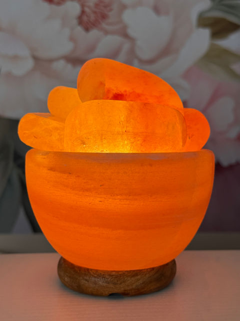 Petal Spa himalayan salt stone lamp