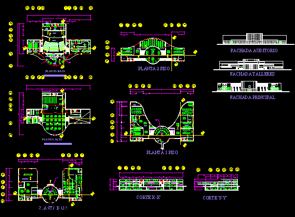 Complete autocad projects