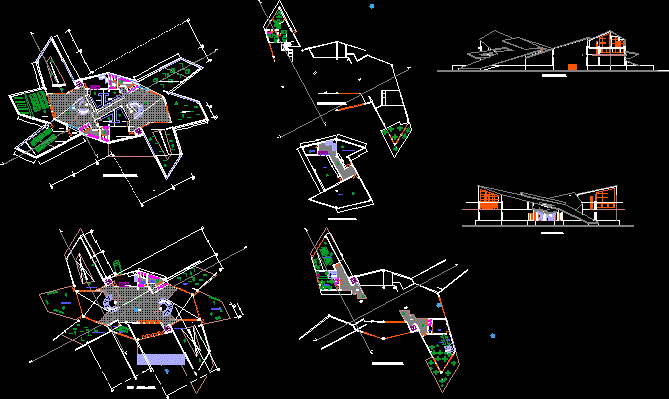 Complete autocad projects