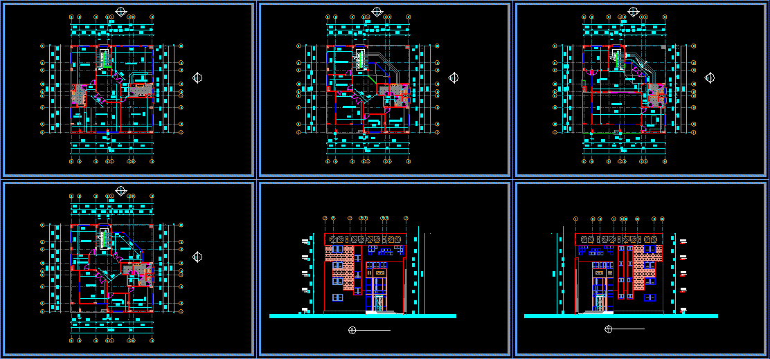 Complete autocad projects