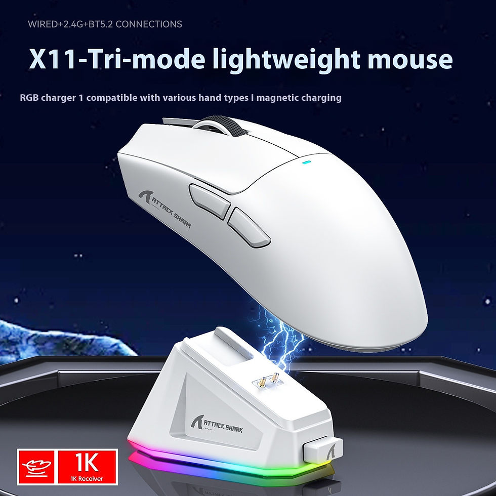 Thumbnail: X11 Lightweight RGB Mouse with Charging Base