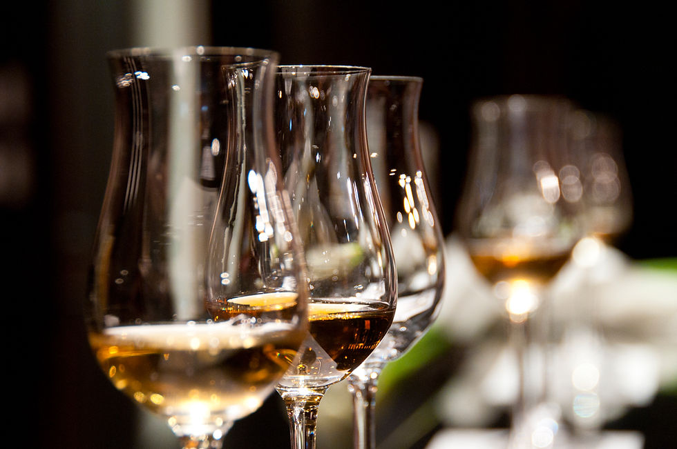 Wine Glasses Closeup