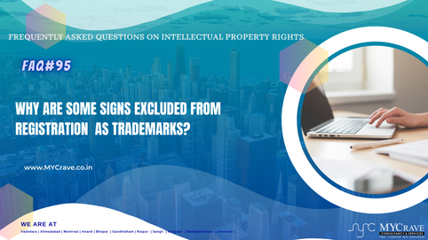 Why are some signs excluded from registration as trademarks?