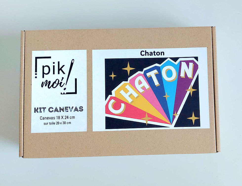 Miniature : Kit de canevas - Chaton