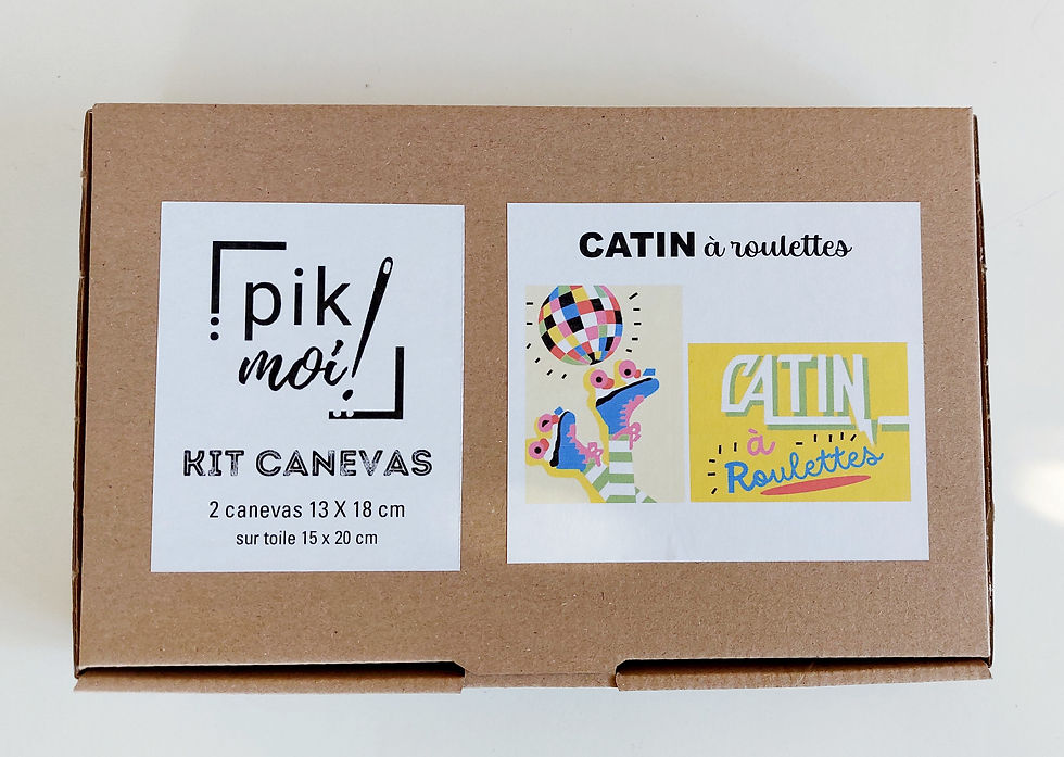 Miniature : Kit de canevas -Catin à roulettes