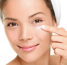 Apply eye cream before using the eye massager
