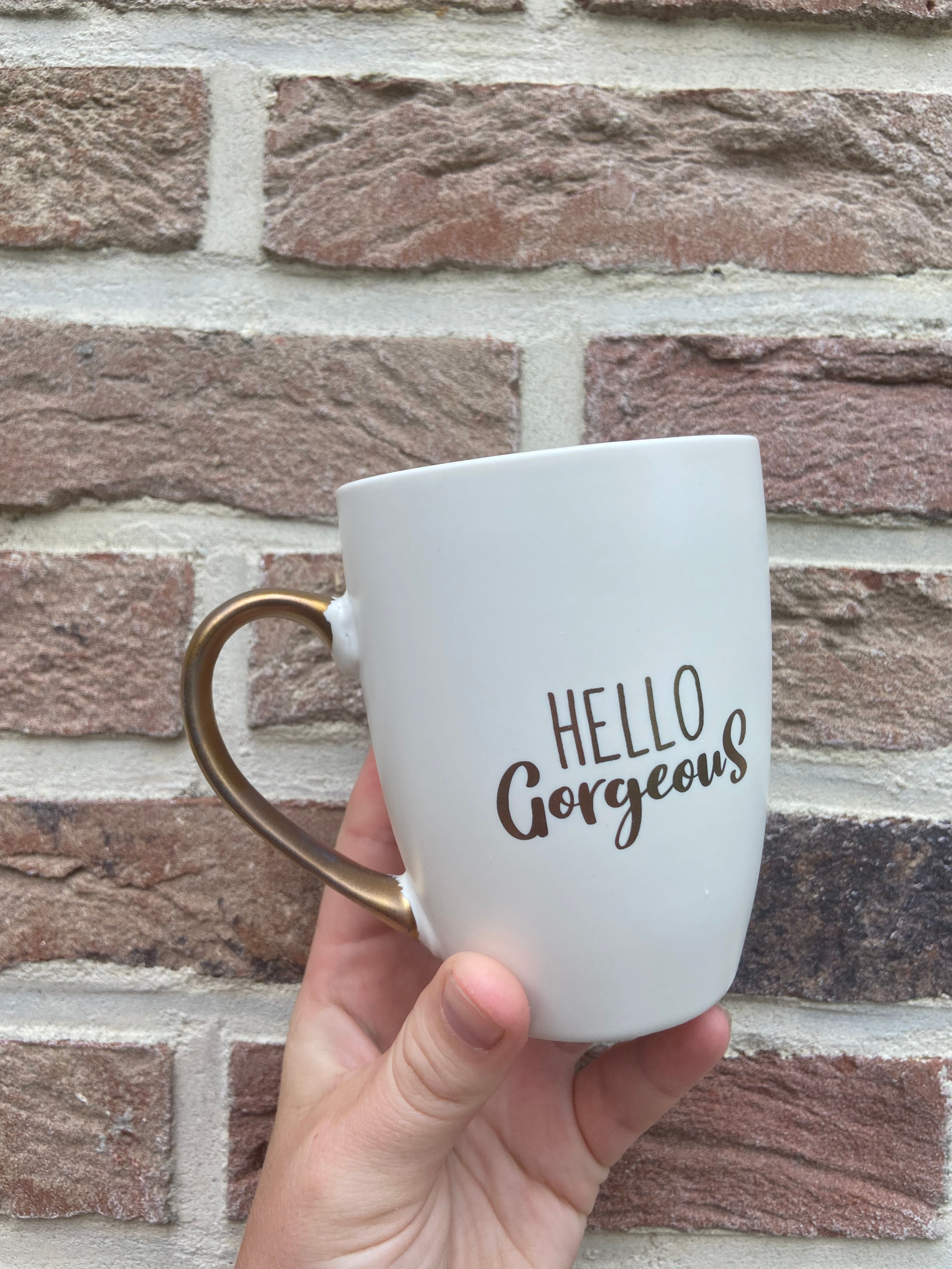 Koffiemok 'Hello Gorgeous'