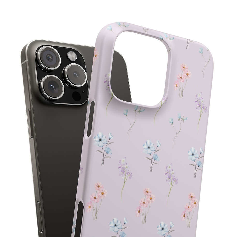 Miniaturbild: Floral Handyhülle - Lavender