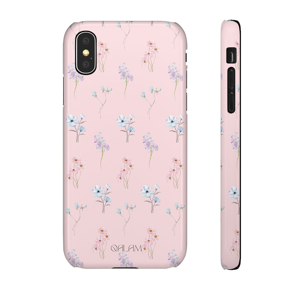 Miniaturbild: Floral Handyhülle - Deep Blush