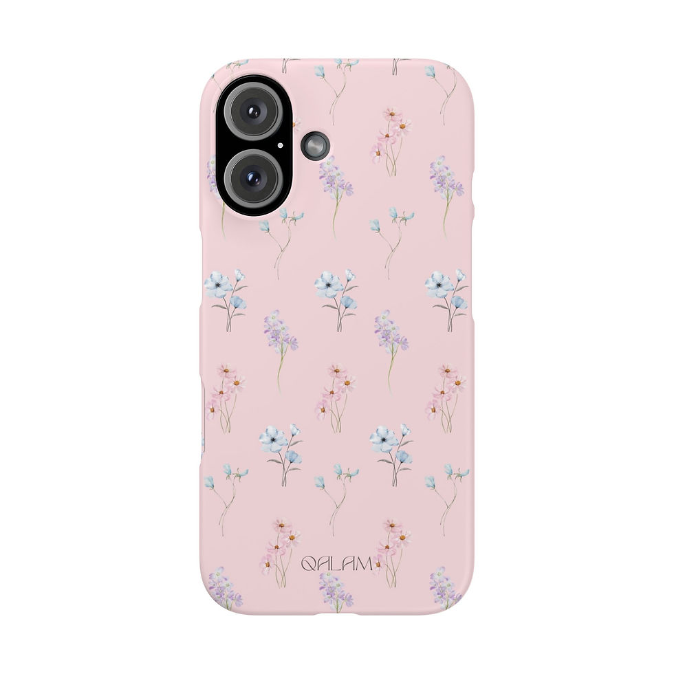 Miniaturbild: Floral Handyhülle - Deep Blush