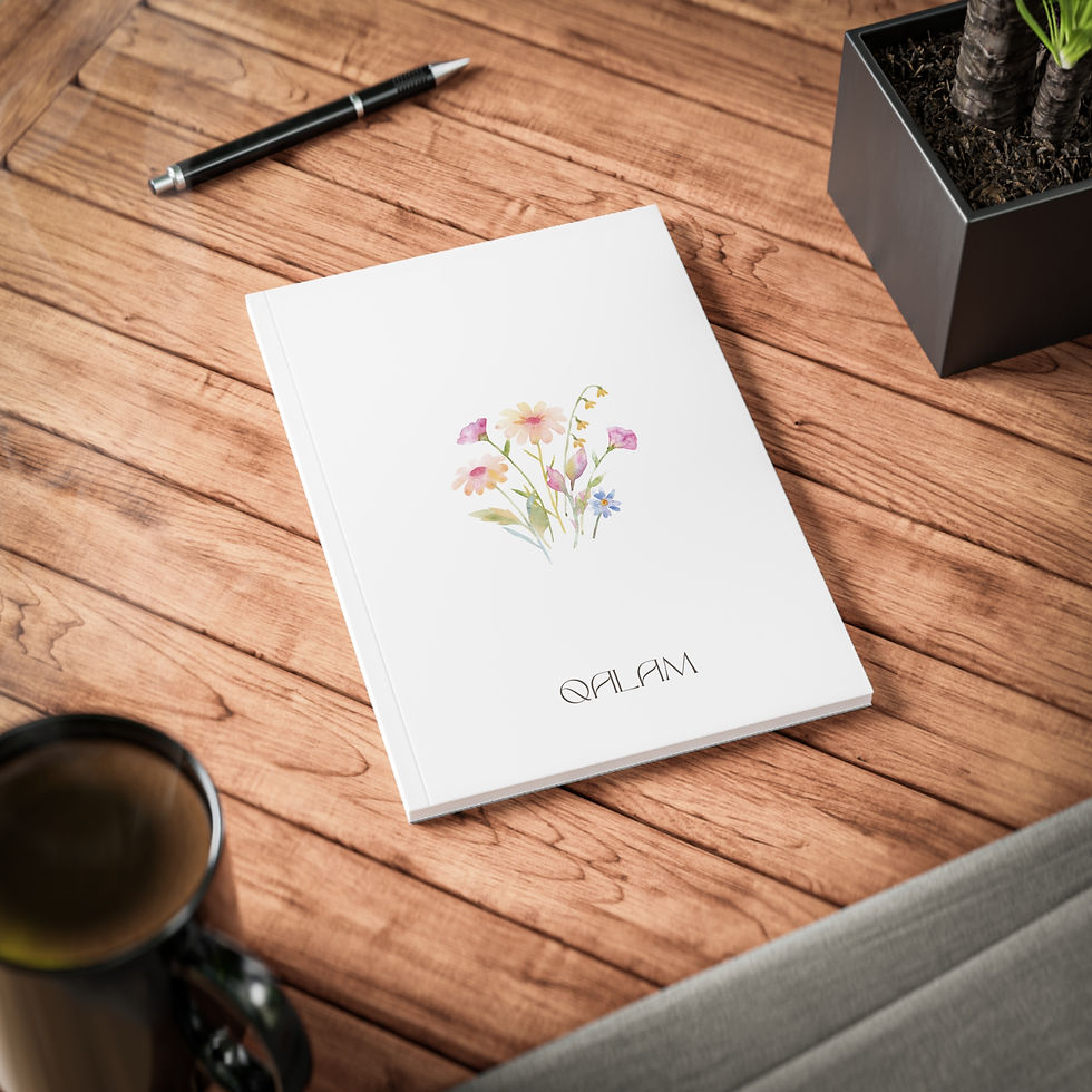 Miniaturbild: Blooming Softcover Notizbuch - White