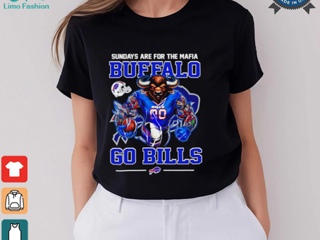 Buffalo Bills sunday are for the Mafia Buffalo go Bills mascot shirt