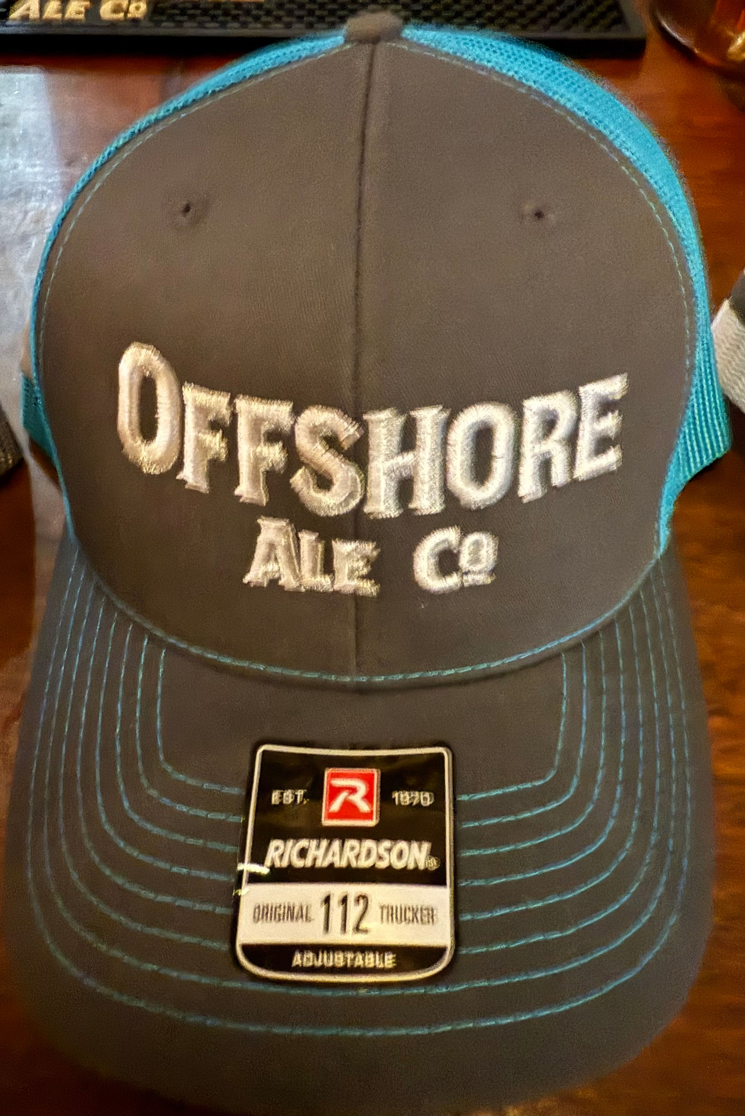 Baseball hat adjustable - dark grey front