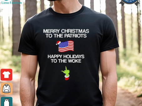 Merry Christmas To The Patriots Happy Holidays To The Woke Shirt