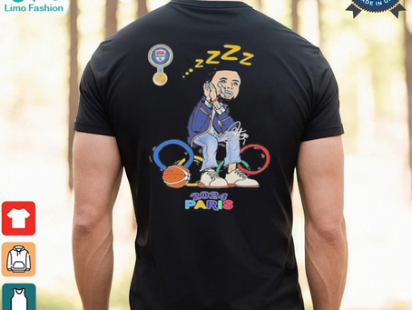 Stephen Curry Nuit Nuit Olympic Paris Signature 2024 Shirt