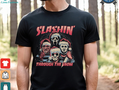 Slashin Through The Snow Horror T Shirt Recovered