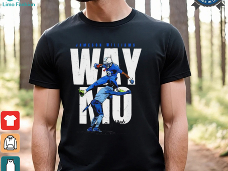 Waymo Jameson Williams player Detroit Lions NFL hurdles signature shirt