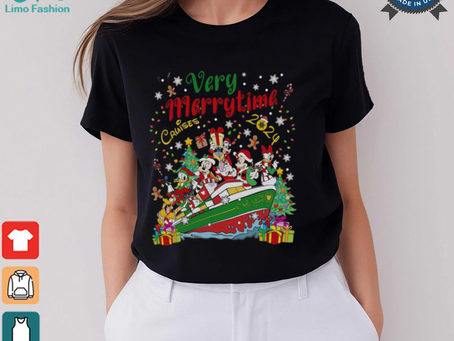 Disneyland Christmas Very Merrytime Cruises 2024 Shirt