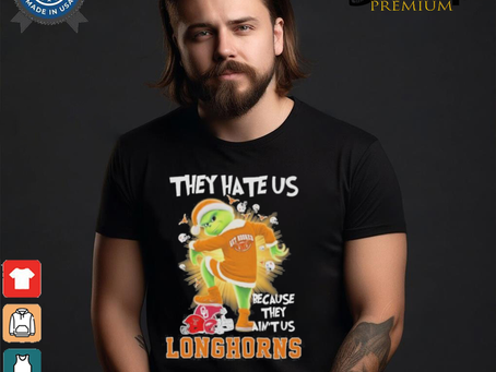 They Hate Us Because They Ain’t Us Grinch X Texas Longhorns Stomp On College Teams Christmas Shirt