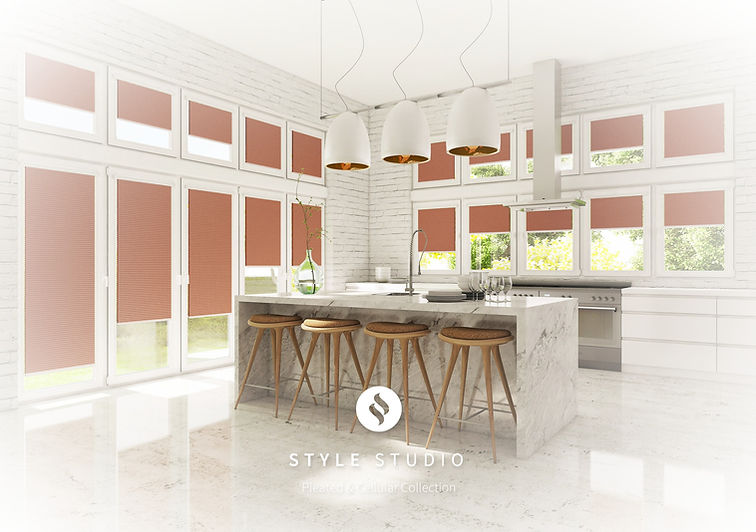 kitchen bifold door blinds