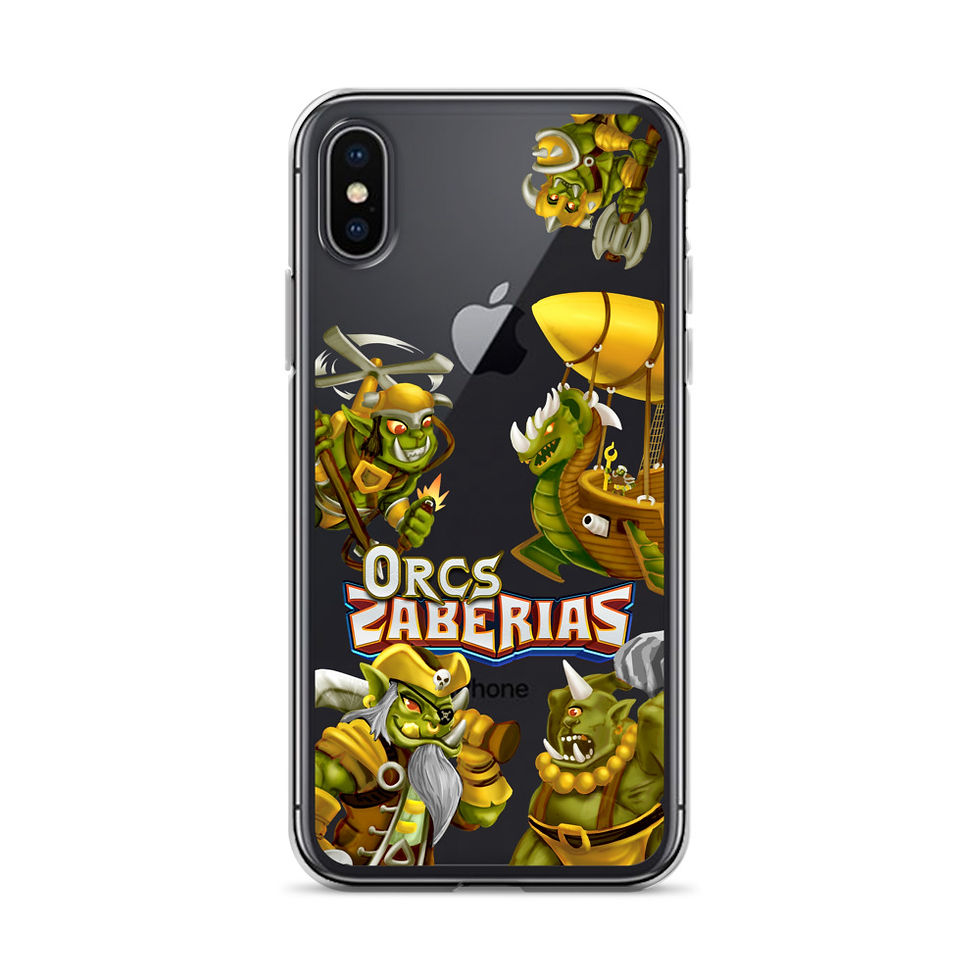 Thumbnail: Zaberias Orcs Clear iPhone Case