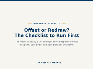 Offset or Redraw? The Checklist to Run Before You Decide