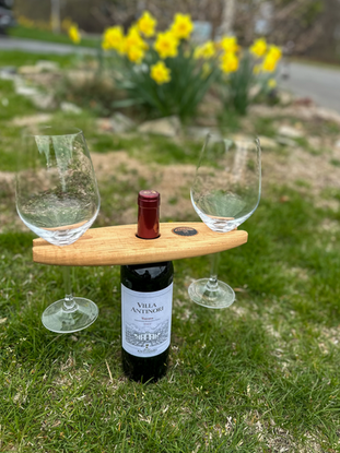 Rustic Wine Bottle Holders