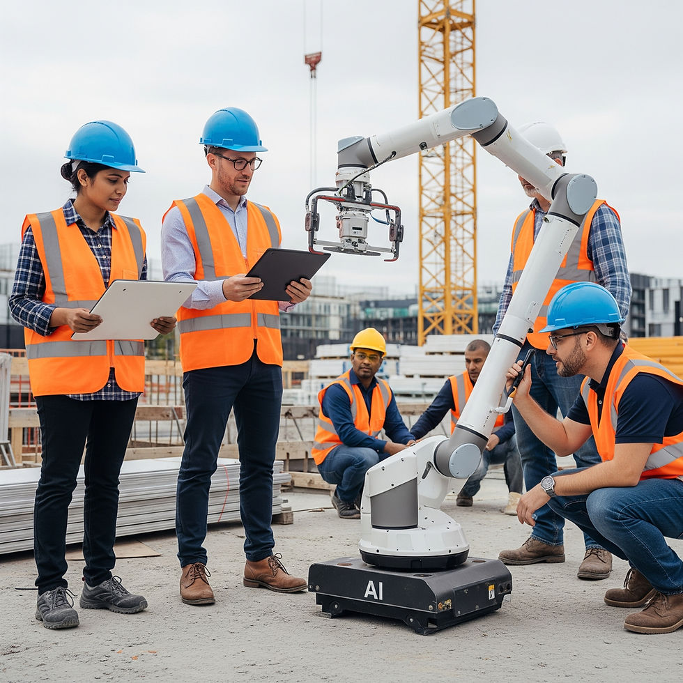 🏗️ Building the Future: A Directory of AI Pioneers in Construction 🏢  The Construction industry, one of the world's oldest and largest, is on the cusp of a technological renaissance, with Artificial Intelligence 🤖 at its core. From AI-driven design and predictive project management to autonomous construction robots and smart building systems, AI is revolutionizing how we plan, build, and maintain our built environment.    This transformation is a foundational part of the "script that will save humanity." By leveraging AI, the construction sector can create safer worksites, reduce waste, build more resilient and sustainable structures, optimize resource use, and ultimately, develop smarter cities and infrastructure that enhance the quality of life for communities globally 🌍.    Welcome to the aiwa-ai.com portal! We've surveyed the digital blueprint of innovation 🧭 to bring you a curated directory of "TOP-100" AI Innovators who are laying the groundwork for this new era in Construction. This post is your guide 🗺️ to these influential websites, companies, and research initiatives, showcasing how AI is being harnessed to construct a better future. We'll offer Featured Website Spotlights ✨ for several leading examples and then provide a broader directory to complete our list of 100 online resources, all numbered for easy reference.    In this directory, exploring AI innovation: Construction, we've categorized these pioneers:  📐 I. AI for Design, Planning & BIM (Building Information Modeling)   🛠️ II. AI in Project Management, Scheduling & Risk Assessment   👷 III. AI for On-Site Operations, Robotics, Safety & Quality Control   🌱 IV. AI for Sustainability, Materials Innovation & Smart Buildings   📜 V. "The Humanity Scenario": Ethical AI & Responsible Innovation in Construction  Let's explore these online resources building the future of construction! 🚀    📐 I. AI for Design, Planning & BIM (Building Information Modeling)  AI is empowering architects, engineers, and designers with tools for generative design, optimized site planning, enhanced Building Information Modeling (BIM), and automated compliance checks, leading to more innovative and efficient project beginnings.  Featured Website Spotlights: ✨