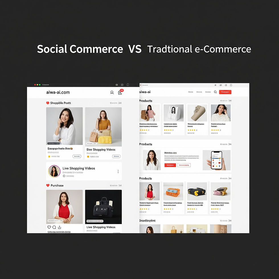 Retail Royal Rumble: Social Commerce vs. Traditional E-commerce Websites