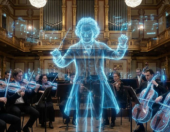 🎻 The Scene  Vienna, 1827. Ludwig van Beethoven lies on his deathbed. Amidst the sketches of his final work—the mythical 10th Symphony—there are only fragmented melodies, a few bars here, a motif there. Then, silence. For nearly 200 years, the world hears only what could have been.  Cut to Bonn, 2021. An orchestra lifts their instruments. They play a symphony that sounds undeniably, thunderously like Beethoven. But Beethoven didn't write it. An AI, fed every note he ever composed, predicted what should come next. The ghost has returned to the piano bench. We are no longer just listening to the past; we are collaborating with it.