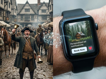 💡 AiwaAI Perspective "For most of history, advertising was an intrusion—a loud noise interrupting your life to sell you a cure-all tonic or a new soap. It was built on the principle of 'Shouting.' We believe that AI flips this dynamic. It transforms marketing from a monologue into a dialogue. The goal of the future marketer is not to trick you into buying what you don't need, but to connect you with what you truly value at the exact moment you need it. We are moving from the Attention Economy to the Intention Economy."