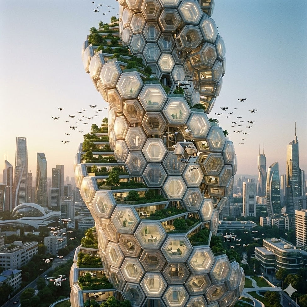 2. 🎨 The Architect’s Dream (Generative Design) For 4,000 years, an architect drew a line, and the builder built it. If the architect made a mistake, the building fell down. The Shift: You don't draw the building; you define the constraints. The Prompt: An architect tells the AI: "I need a school for 500 kids, on this plot of land, maximizing natural light, minimizing cost, and structurally safe against earthquakes." The Result: The AI runs 10,000 simulations. It generates options no human would think of—organic, bone-like structures that use 30% less steel but are twice as strong. This is Biomimicry powered by math. 3. 🖨️ The House That Prints Itself Construction is incredibly wasteful. We cut wood and throw away the scraps. We pour concrete and toss the forms. 30% of all global waste comes from construction. The Shift: Additive Manufacturing. Precision Pouring: A 3D printer only puts material exactly where it is needed. There are no scraps. There is no waste. Speed: A printer doesn't sleep. It doesn't take lunch breaks. It can print the shell of a house in 24 hours for a fraction of the cost of traditional methods. This is the key to solving the global housing crisis. 4. 🤖 The Dangerous Job Construction is one of the deadliest industries. Falls, collapses, and equipment accidents kill thousands every year. The Shift: The Robot Worker. The Bricklayer: A truck-mounted robot that lays 1,000 bricks an hour with laser precision. The human simply monitors the supply. The Scanner: A robot dog walks through the construction site at night, scanning progress with lasers (LiDAR) to ensure the building matches the digital model perfectly. Safety: By letting robots handle the heights and the heavy lifting, we save human bodies for the skilled finishing work.