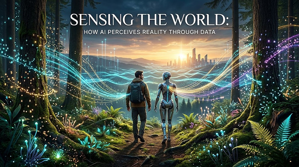 Glossary of Key Terms
AI Perception (Data-Driven):Ā The process by which Artificial Intelligence systems receive, interpret, and "understand" their environment or specific phenomena based entirely on the analysis of digital data from sensors, text, images, or other sources, rather than biological senses or lived experience.
Sensor Fusion:Ā The process of combining sensory data from multiple disparate sources (e.g., cameras, LiDAR, radar, microphones) to produce more accurate, comprehensive, and reliable information than could be obtained from any single source alone.
Computer Vision:Ā A field of AI that enables computers and systems to derive meaningful information from digital images, videos, and other visual inputs, allowing AI to "see" and interpret the visual world.
Speech Recognition:Ā An AI technology that enables computers to convert human speech into a written text format.
Natural Language Processing (NLP as Sensory Input):Ā The use of AI to process and analyze human language (text or speech) as a primary form of data input for understanding, interpretation, or interaction.
Data Bias:Ā Systematic inaccuracies, prejudices, or unrepresentativeness in the data used to train AI models, which can lead to AI systems developing flawed or discriminatory "perceptions" and outputs.
Embodied Cognition (AI Context):Ā In AI, the concept of systems that learn and develop understanding through physical interaction with an environment using a body and sensors, as opposed to learning solely from abstract data. Most current AI is not fully embodied.
Common Sense Reasoning (AI):Ā The human-like ability to make presumptions and draw inferences about ordinary situations and facts that are typically unstated. A significant challenge for data-driven AI perception.
Adversarial Attack (on AI Perception):Ā Subtle, often imperceptible-to-humans manipulations of input data (e.g., an image or audio file) designed to cause an AI perception system to make an error or misclassify the input.
Data Quality:Ā The degree to which data is accurate, complete, consistent, timely, relevant, and fit for its intended purpose, crucial for reliable AI perception.