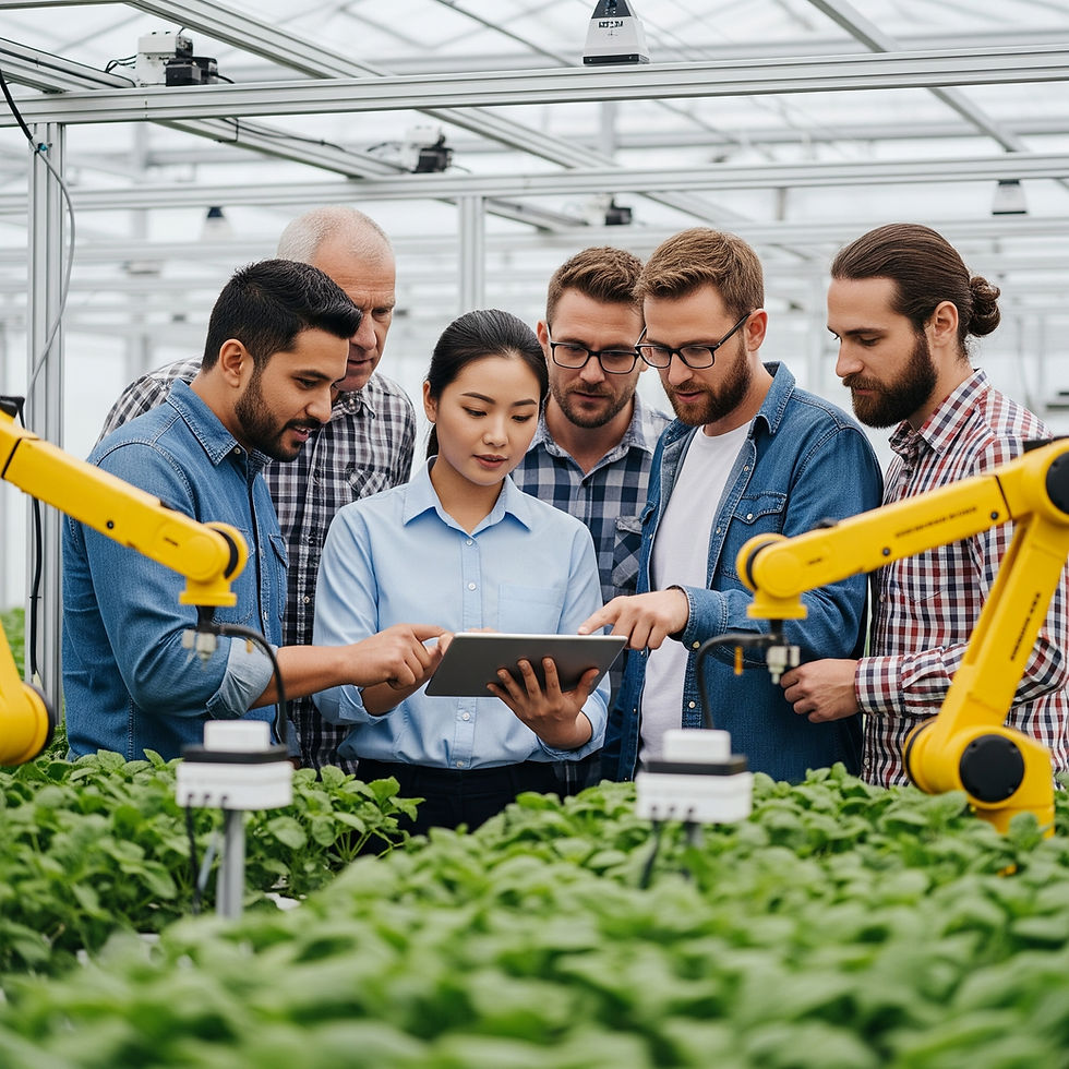 💬 Your Turn: Planting the Seeds of the Future      Which of these AgriTech ideas do you believe is most critical for the future of food?    What is a major challenge in our food system that you think AI could help solve?    For the farmers, agronomists, and scientists here: What is the most exciting real-world application of AI you are seeing in your field?  Share your insights and visionary ideas in the comments below!    📖 Glossary of Terms      AgriTech (Agricultural Technology): The use of technology in agriculture, horticulture, and aquaculture with the aim of improving yield, efficiency, and profitability.    Precision Agriculture: A farming management concept based on observing, measuring, and responding to inter- and intra-field variability in crops. It is about applying the right treatment in the right place at the right time.    Yield Forecasting: The process of predicting the output of a crop at the end of a growing season.    Soil Carbon Sequestration: The process of capturing and storing atmospheric carbon dioxide in the soil, which helps to mitigate climate change and improve soil health.    IoT (Internet of Things): In agriculture, this refers to the network of physical sensors used to monitor soil conditions, weather, crop health, and livestock.    VRA (Variable Rate Application): Technology that allows farming equipment (like sprayers or seeders) to vary the rate at which they apply inputs across a field.    📝 Terms & Conditions  ℹ️ The information provided in this blog post, including the list of 100 business and startup ideas, is for general informational and educational purposes only. It does not constitute professional, financial, or investment advice.   🔍 While aiwa-ai.com strives to provide insightful and well-researched ideas, we make no representations or warranties of any kind, express or implied, about the completeness, viability, or profitability of these concepts. Any reliance you place on this information is therefore strictly at your own risk.   🚫 The presentation of these ideas is not an offer or solicitation to engage in any investment strategy. Starting a business, especially in the agricultural technology field, involves significant risk, capital investment, and regulatory considerations.   🧑‍⚖️ We strongly encourage you to conduct your own thorough market research, financial analysis, and legal due diligence. Please consult with qualified professionals before making any business or investment decisions.
