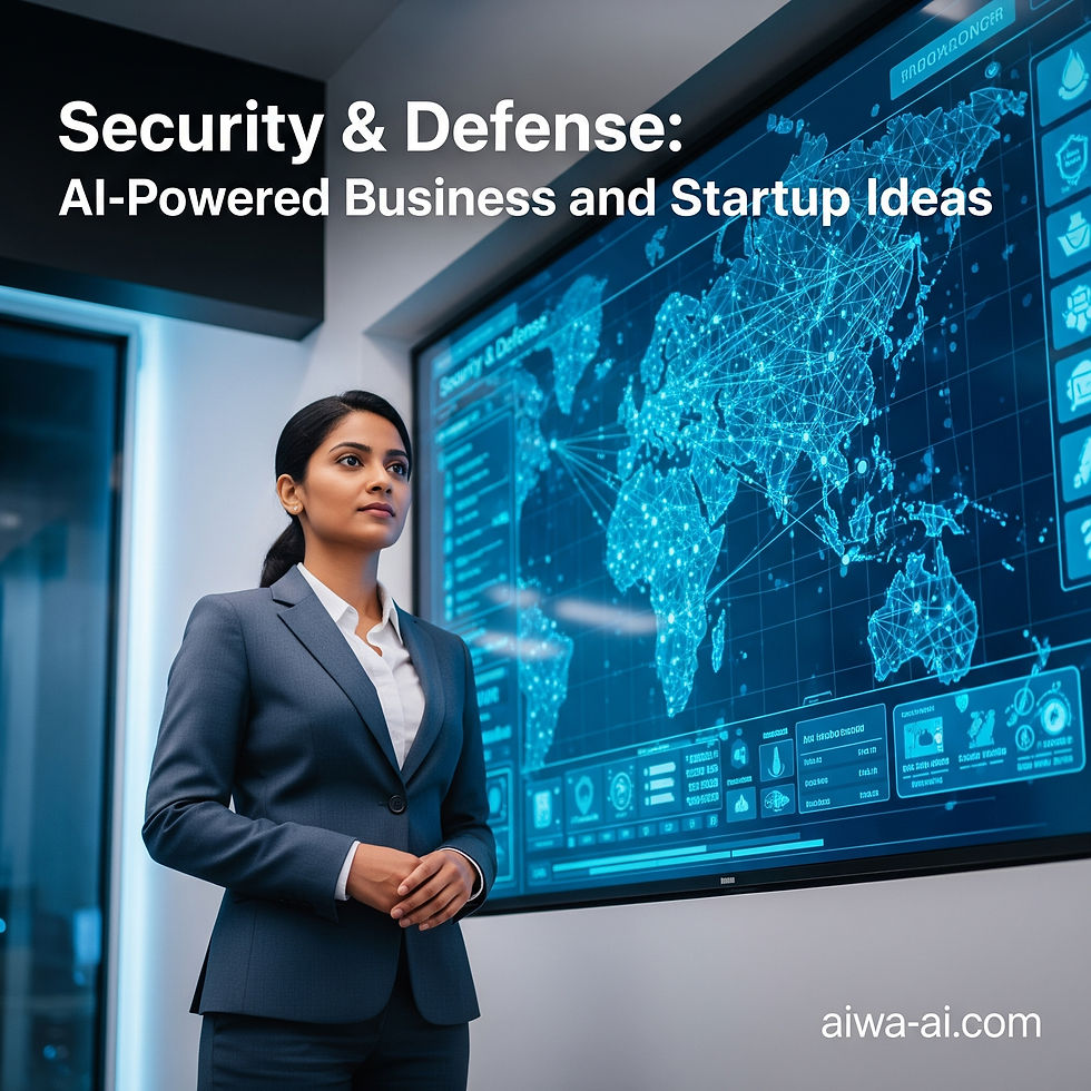 The entrepreneurs building the future of security and defense technology are not just creating tools for governments; they are architecting a more stable and secure world for all citizens. This post is a guide to the opportunities for building that safer future.    Quick Navigation: Explore the Future of Security  I. 🤖 Cybersecurity & Threat Intelligence   II. 👁️ Physical Security & Autonomous Surveillance   III. 🌐 Intelligence Analysis & OSINT   IV. 📡 Command, Control & Communications (C3)   V. 🚚 Defense Logistics & Operations   VI. 🧑✈️ Personnel, Training & Simulation   VII. ⚖️ Ethical AI & Compliance   VIII. 💣 Unmanned Systems & Robotics   IX. 🛰️ Space & Satellite Technology   X. 🚑 Disaster Response & Homeland Security   XI. ✨ The Script That Will Save Humanity