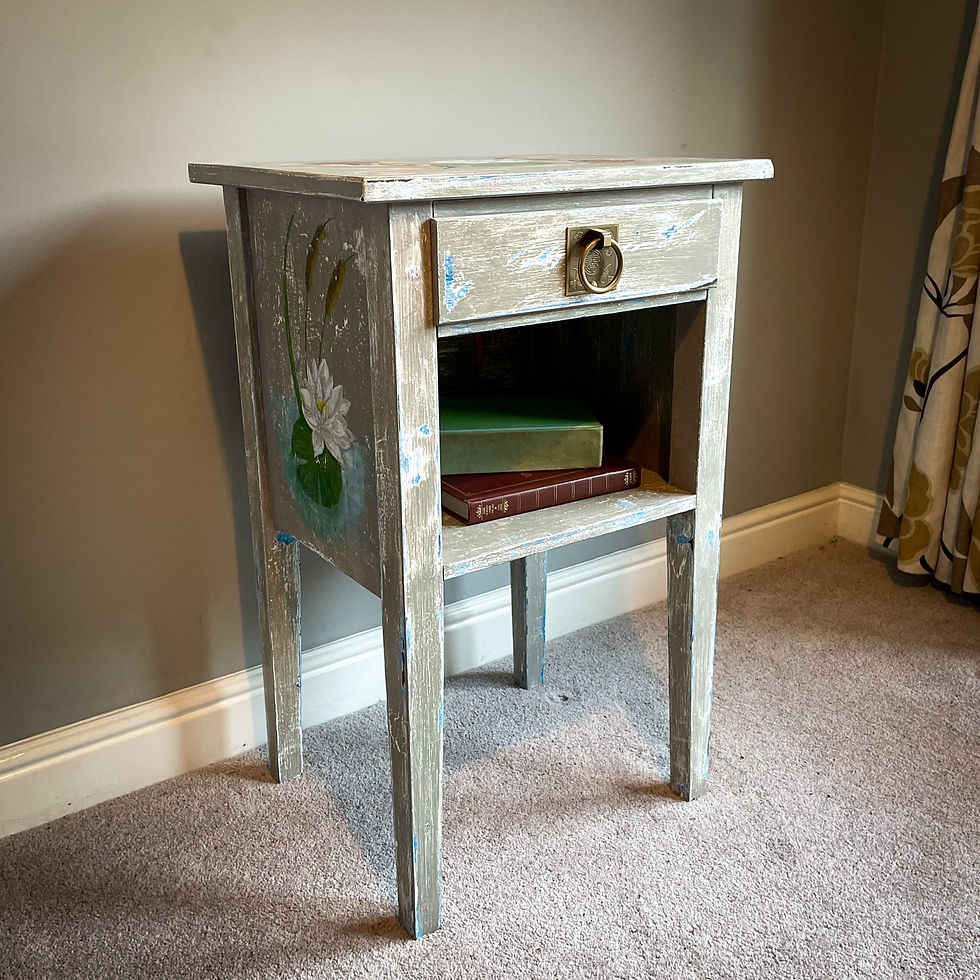 Hand Painted ‘Koi’ Console Table