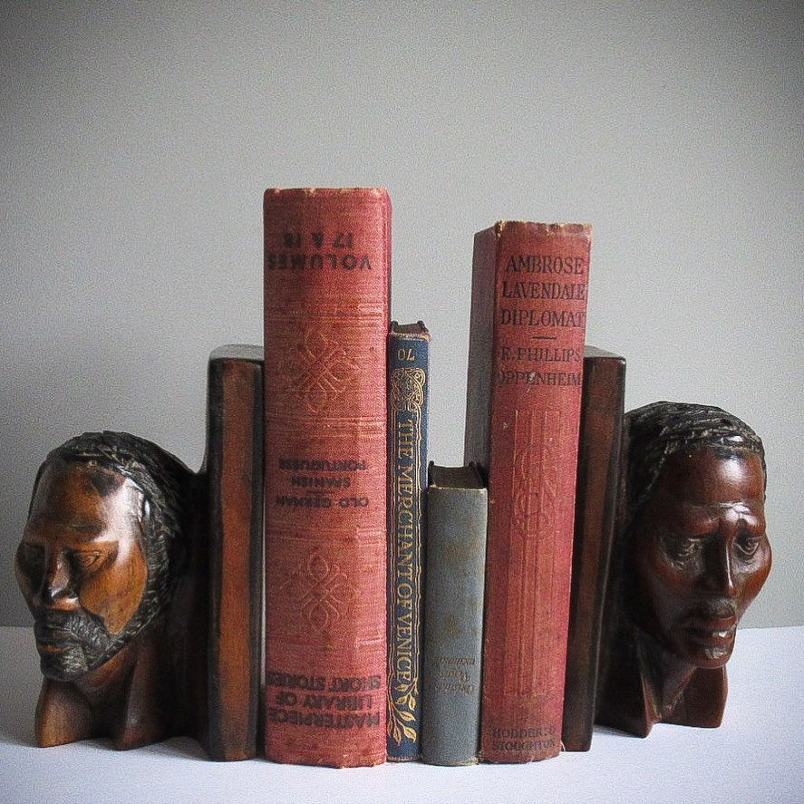 Thumbnail: Vintage African Book Ends