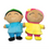 Thumbnail: Adorable Muslim boy and girl plush dolls