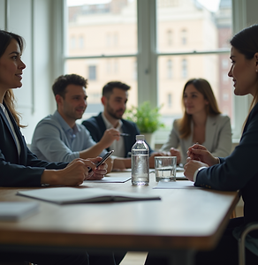 A dynamic shot of a team collaborating around a table-shows-leadership-in-action.png